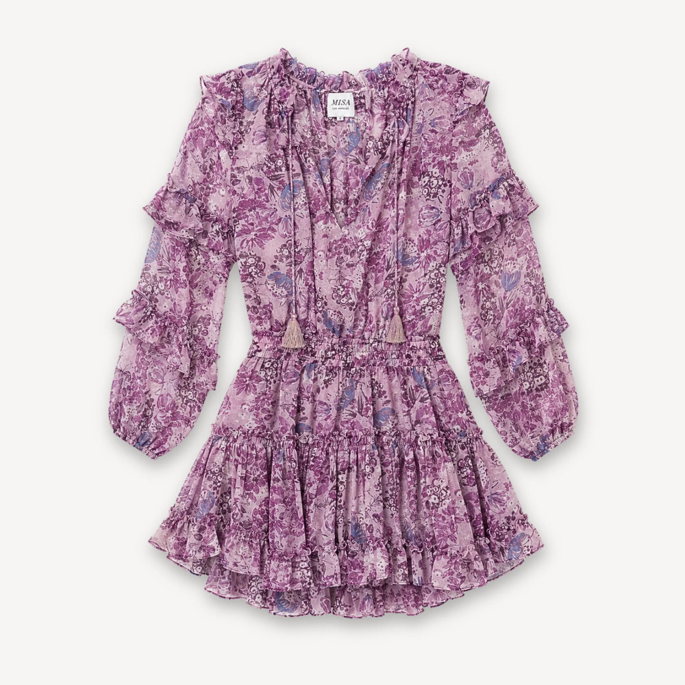Misa Los Angeles Rizou Floral Mini Dress